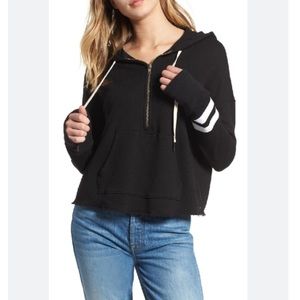 N:philanthropy Hickory Half Zip
Cotton Blend Hoodie‎ In Black